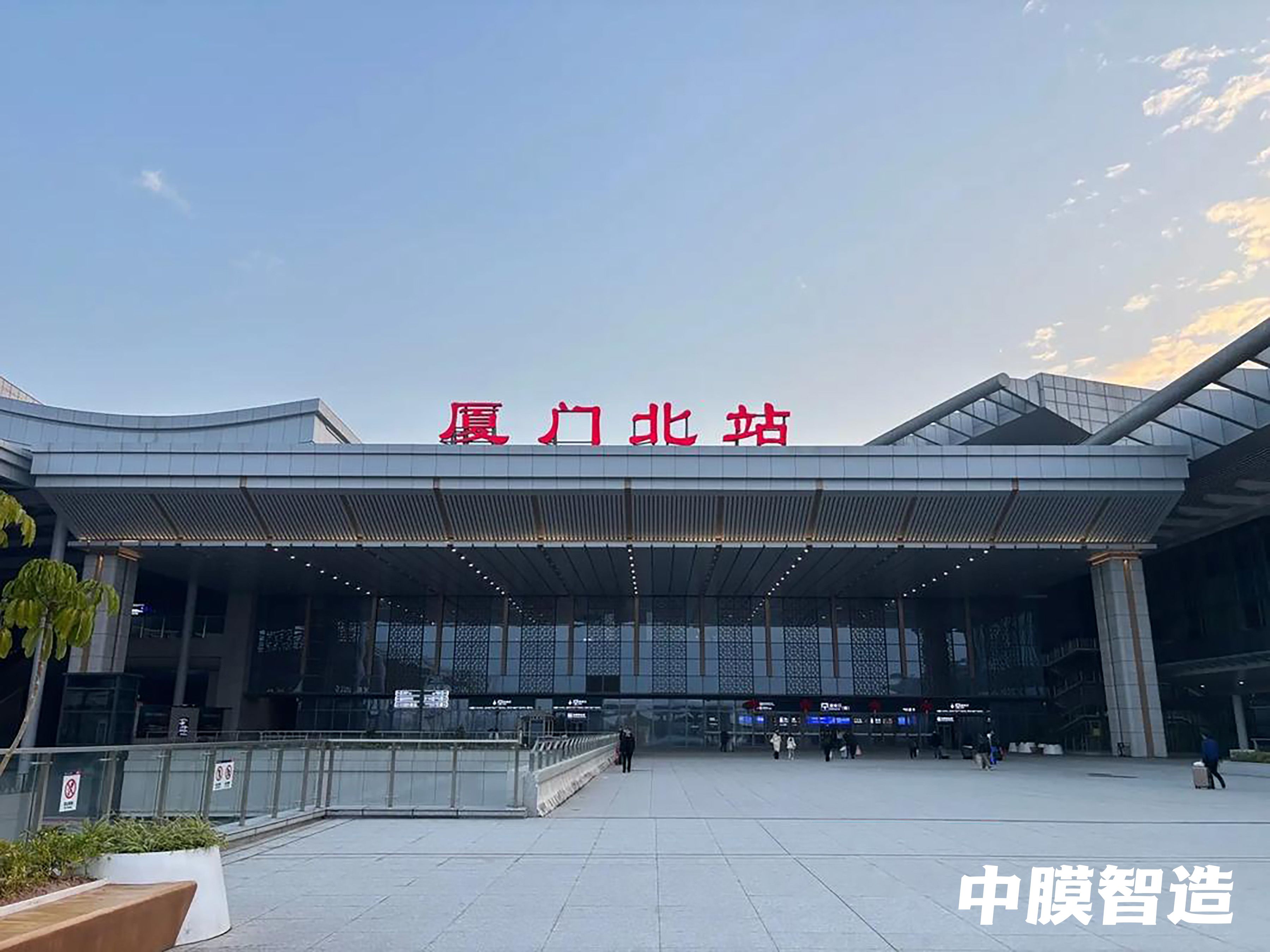 厦门北站交通枢纽膜结构车棚（福建）｜膜结构车棚项目档案
